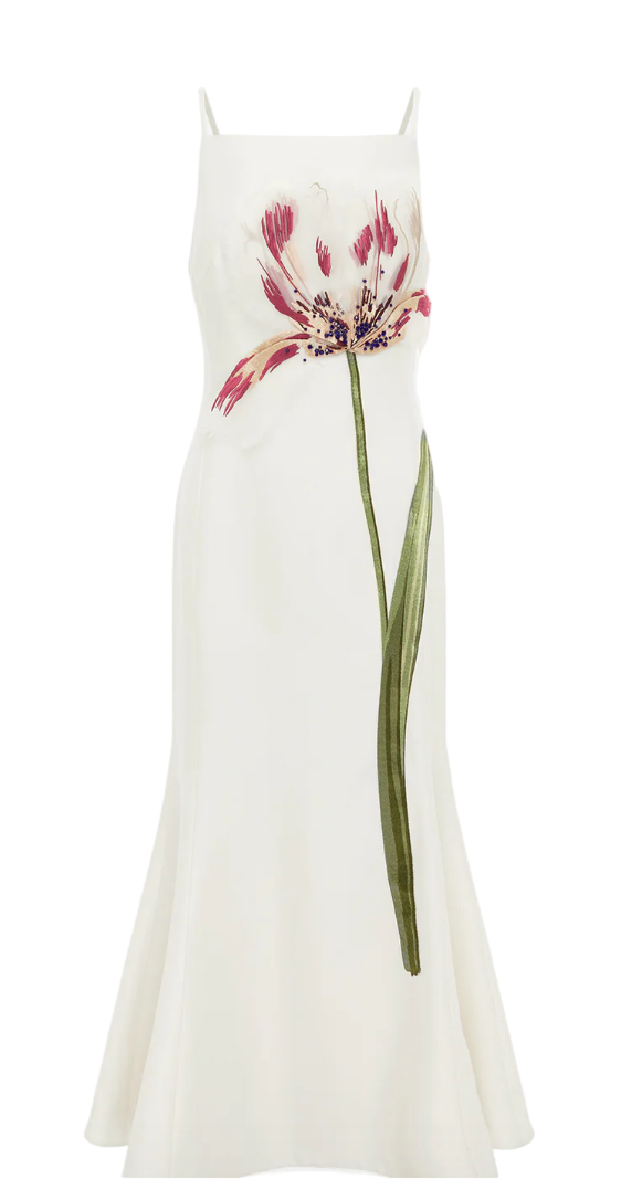 Regina Embellished Midi Dress