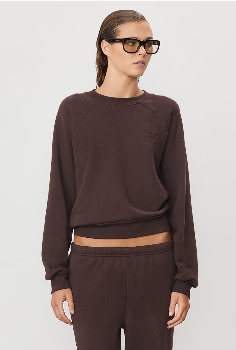 Shrunken Raglan Sweatshirt