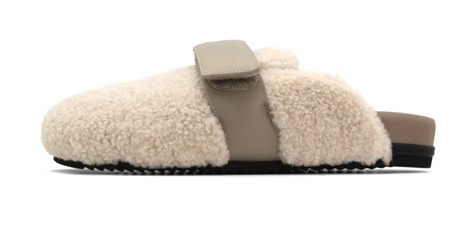 Fuzzy Loafer Mule