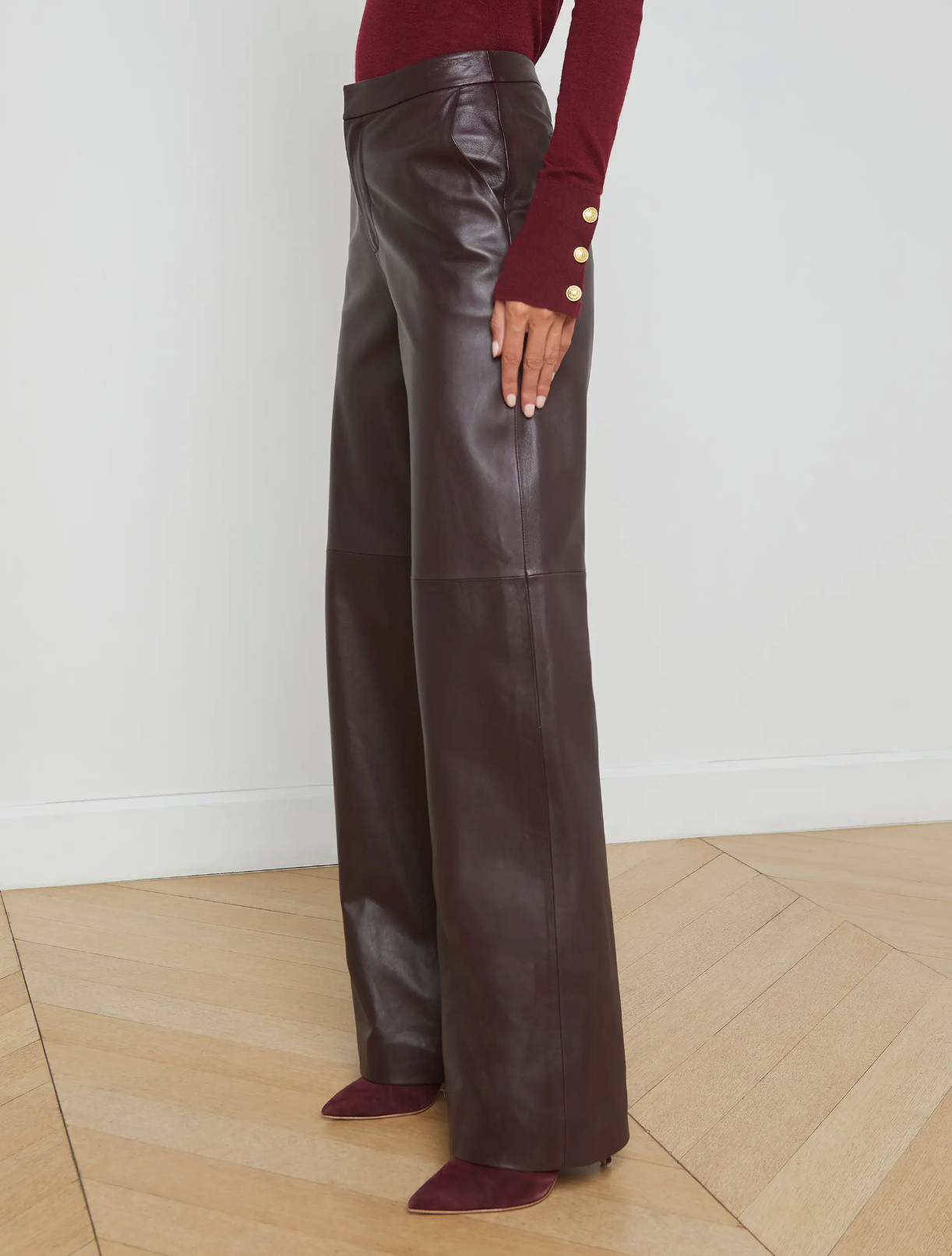 Livvy Leather Trouser