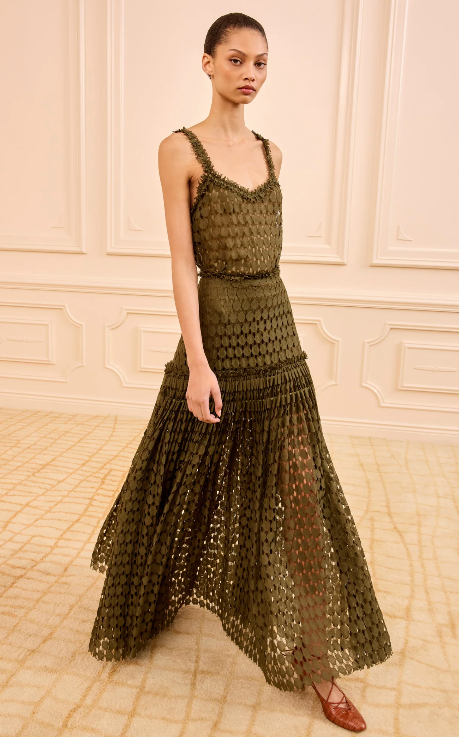 Aris Lace Maxi Skirt