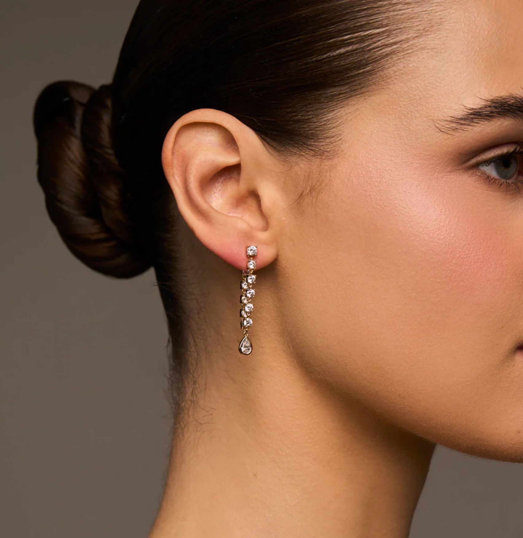 Stephie Bezel Earrings