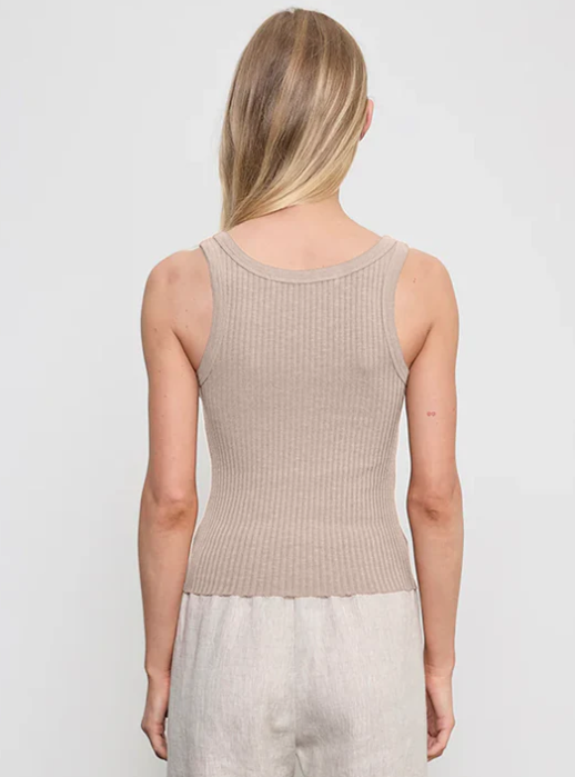 Military Rib Crop Tank