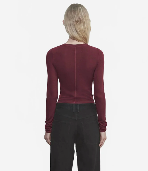 Silk Rib Essential Cardigan