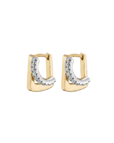 Micro Tina Pave Huggie