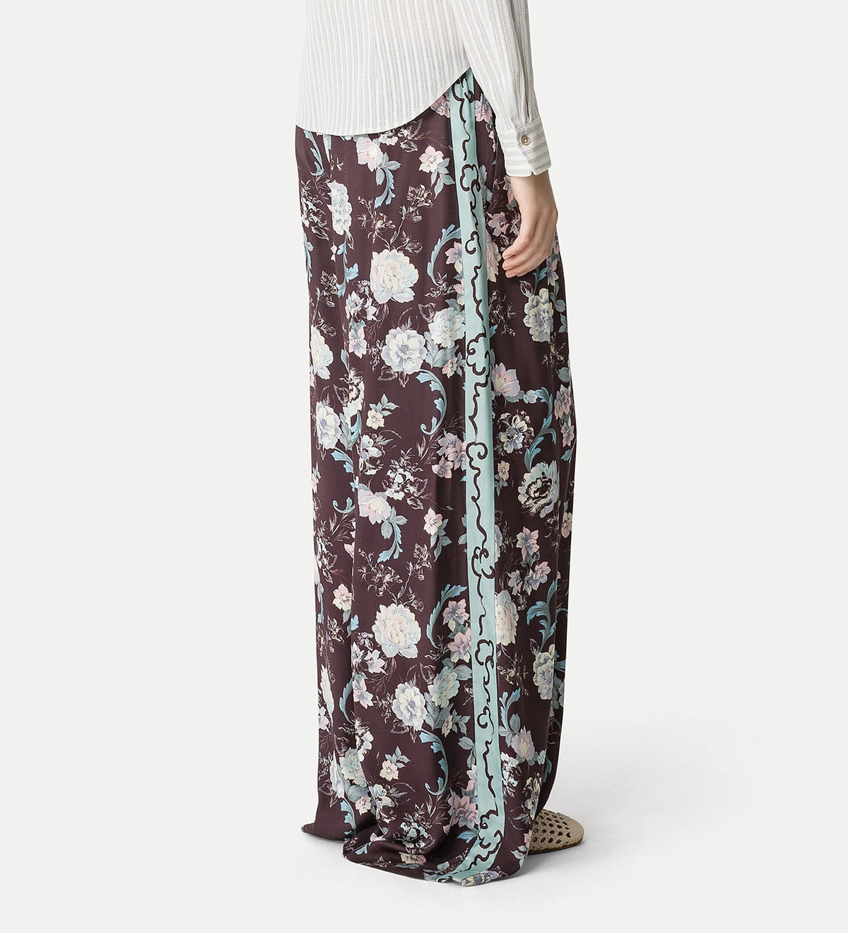 Peonia My Love Fluid Jcquard Elasticated Pants